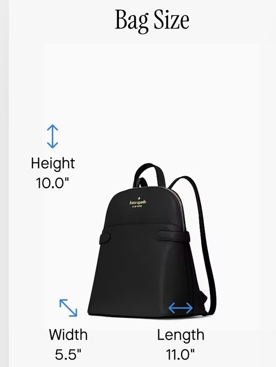 kate spade Handbags - kate spade black saffiano leather backpack